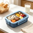 thumbnail image 6 of TACILIP Classroom Supplies, 1PCS Bento Box Lunch Box 3 Compartment Snack Containers Reusable Lunch Box Lunch Containers For Home Travel Work 720ml Equipped With Plastic Tableware, Teacher Gifts, 6 of 7