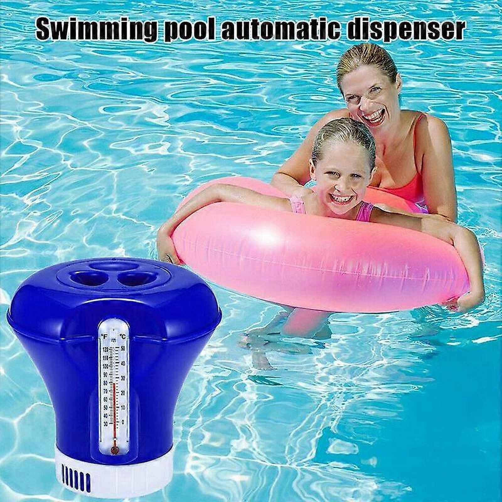 Swimming Pool Hot Spring Floating Applicator with Thermometer 8 Inch ...