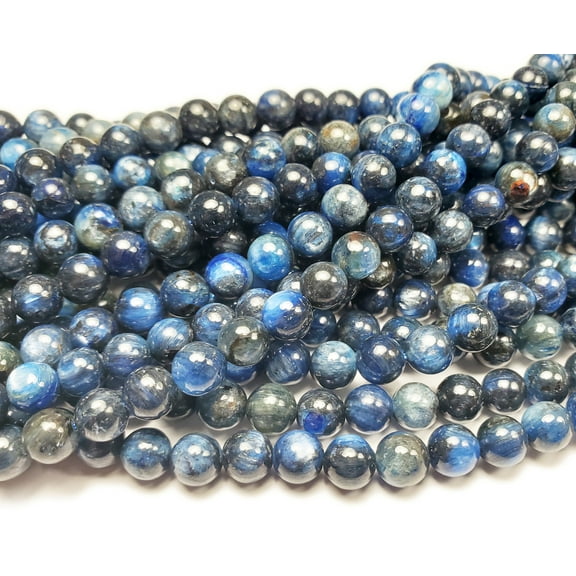 6mm Kyanite Round Beads Genuine Gemstone Natural Jewelry Making