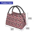 thumbnail image 2 of Yiaed Tomatoes Print Lunch box lunch bag Portable Insulated Lunch Box for Women Men Cooler Tote Bag with Front Pocket for Work Picnic Travel, 2 of 6