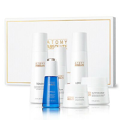 Atomy Absolute Skincare Set 6 pc Younger Looking Skin Vitality Elasticity NEW