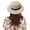 Beige, variant on Sun Hat, Boater Hat Women'S Flat Top Hat Casual Hat Women'S Sun Visor Hat Outdoor, White