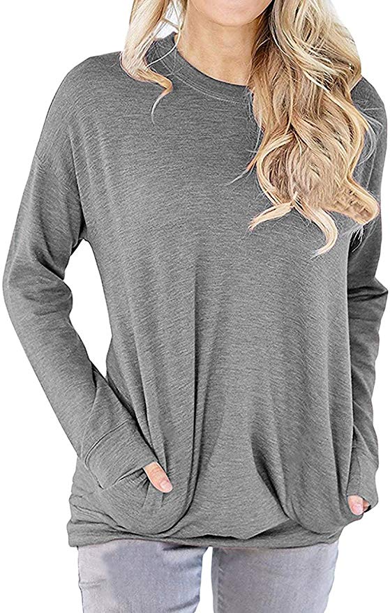 loose neck sweatshirt