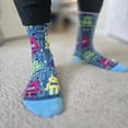 thumbnail image 2 of Robot Socks from the Sock Panda (Adult Small - Shoe Sizes 2-5), 2 of 5
