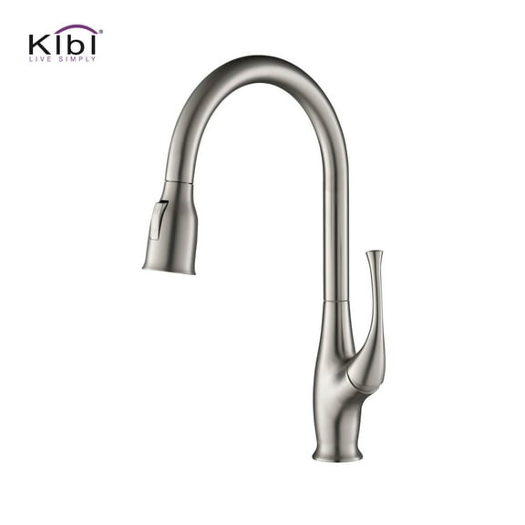 Kibi Cedar Single Handle Pull Down Kitchen Sink Faucet