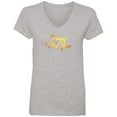 thumbnail image 2 of Happy New Year Ladies V Neck Tee Shirt, 2 of 5