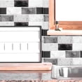 thumbnail image 5 of IFANLANDOR Self Adhesive Wall Stickers Oil Resistant Rectangular For Kitchen Backsplash 6Pack, 5 of 5