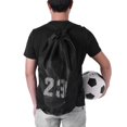 thumbnail image 3 of Yosoo Ball Bag, Drawstring Bag,Basketball Football Soccer Sports Training Exercising Mesh Backpack Shoulder Drawstring Bag, 3 of 8
