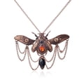thumbnail image 4 of Resina Piedra Steampunk Maquinaria Bib Decración Colgante Colr Bronce rojo Hugo Collar de Steampunk, 4 of 5