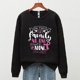 thumbnail image 4 of Moda mujer casual manga larga o-cuello impreso damas sudaderas tops Pompotops gfhjh1979, 4 of 5