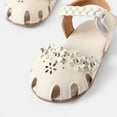 thumbnail image 4 of NOKIO Kids Princess Closed Toe Sandals Kids Summer Camp Sandals Girls' Summer Sandals Girls Soft Closed Toe Princess Flat Toe Half Sandals With Bow Shoes Summer Sandals, 4 of 7