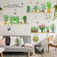 thumbnail image 4 of Pegatinas decorativas TUNC Conjunto de plantas en maceta y mariposa Sencillez, 4 of 5