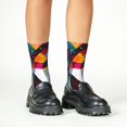 thumbnail image 4 of Naloa Abstract Jazz Instrumental Kids Socks Unisex Kids and Toddlers' Crew Socks, ,1 Pairs, 4 of 5