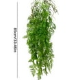 thumbnail image 2 of Vacemry Under $5 Hanging Artificial Green Plants, Fake Ivy Vine for Wall Window Decoration, Realistic Faux Greenery for Home Office Hotel, UV Resistant Outdoor Indoor Hanging Plants, 2 of 2