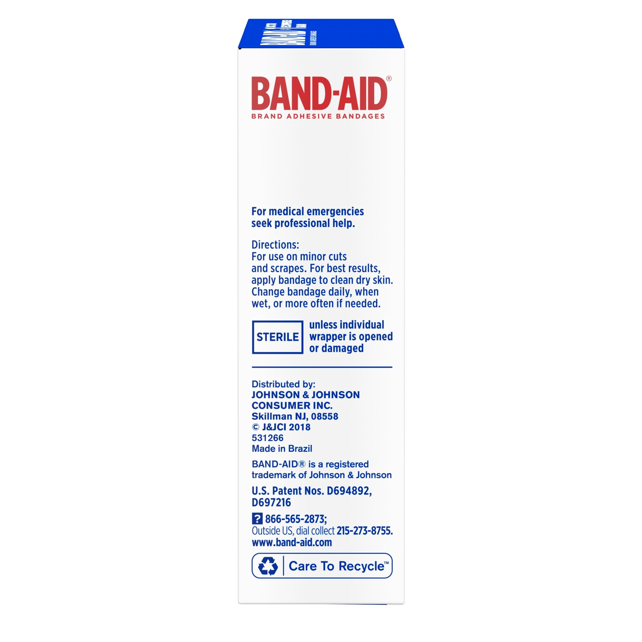 (2 pack) Band-Aid Brand Flexible Fabric Knuckle & Finger Adhesive Bandages, 20 Count