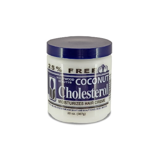 Hollywood Beauty Crème Hydratante pour les Cheveux à Base de Cholestérol de Noix de Coco 20 oz