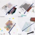 thumbnail image 1 of A4, carpetas de archivos, bolsas de almacenamiento de archivos de plástico de PVC transparente, bolsas de organización para recibos comerciales, oficinas, viajes, 12 Pi, 1 of 2