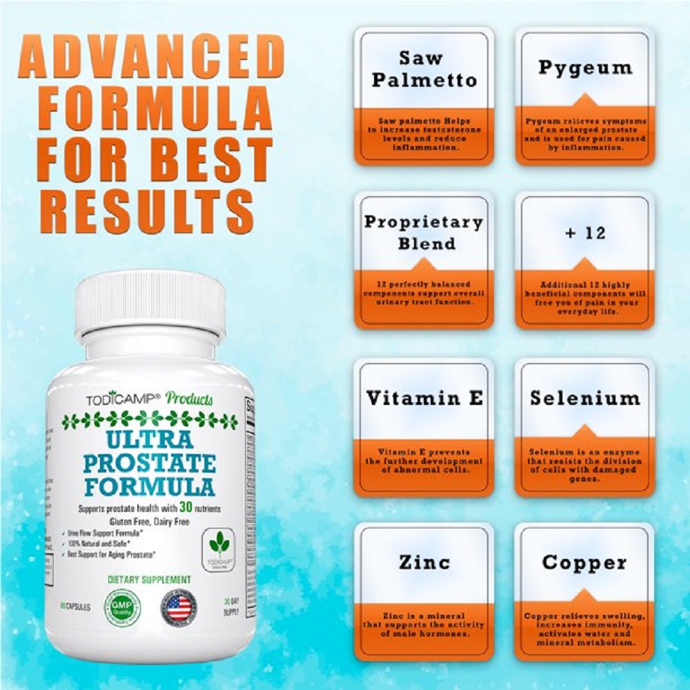 Buy Bladder Control Pills and Prostate Health Supplement for Men by