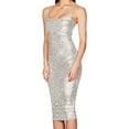 thumbnail image 3 of Pisexur Robes pour Femmes Col Rond Dos Nu Robe de Cocktail Mode Paillettes Scintillantes Robe de Soirée Boîte de Nuit Fête Robe Ajustée Robes de Retour à la Maison Élégante Robe d'Invitée de Mariage Tunique Robe Midi, 3 of 3