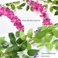 thumbnail image 3 of Moyic Guirnalda de flores artificiales para puerta, calcomanía de falsa, accesorios para el hogar, mano de obra fina, tamaño compacto, boda Decoración Champán 1.8 m Moyic HA084372-05, 3 of 6