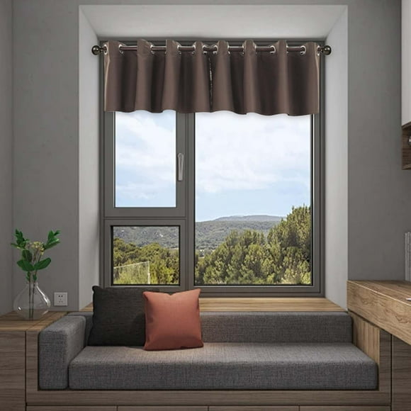 IBaodan Home Decor Clearance sale Housewarming Gift Short Curtains With Light Blocking Function