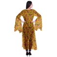 thumbnail image 4 of Moomaya Cardigan Long en Georgette Imprimée pour Femmes, Vêtements de Plage, Cache-Maillot, 4 of 5