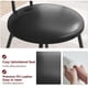 thumbnail image 5 of Yeshouse Sillas de cocina con tapizado grueso, modernas sillas de comedor negras (juego de 2), sillas de comedor que ahorran espacio con patas de metal para sala de estar, 5 of 9