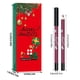 thumbnail image 2 of Puntoco Juego de 12 lápices delineadores de labios de colores navideños Lápiz de labios de punta suave con forma de gancho Lápiz labial Uso en maquillaje, 2 of 2