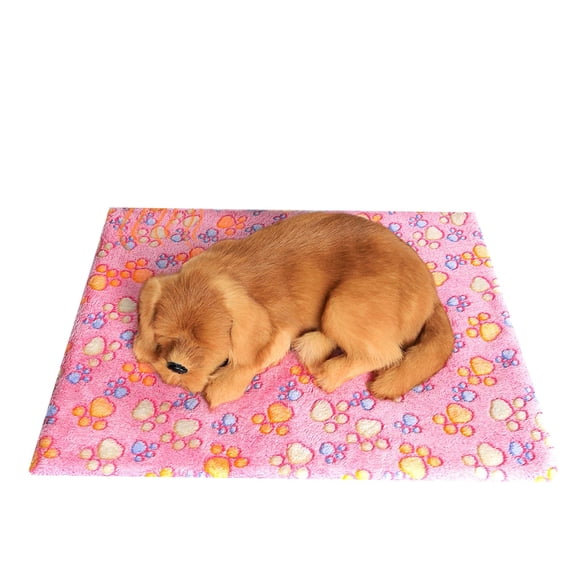 Dog Bed For Small Dogs Plush Heat-insulating Pet Bed Winter Fall Physical Warm Thickened Dog Mat with Anti-slip Bottom 19.7''x27.6'' A