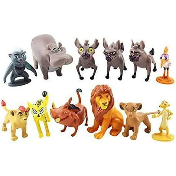 Lion King - action character toys, the story of Mufasa and Simba Perfect Lion  King, 1 to  inch mini character games (12 pieces) 