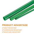 thumbnail image 3 of Uxcell Plastic Rods ABS Styrene Round Stick Round Solid Bar DIY Model for DIY Toys Building Making Architectural Model Making Green 6/25" x 10", 3 of 7
