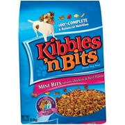 Kibbles'n Bits: Mini Bits Savory Chicken & Beef Dog Food, 17.6 Lb