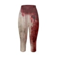 thumbnail image 3 of WILLBEST Pantalones de Yoga Con Estampado de Manchas de Sangre de Halloween Para Mujer, Mallas Ajustadas de Cintura Alta Para Entrenamiento, Fitness, Running, Ropa Informal Extra Grande, 3 of 3