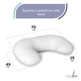 thumbnail image 2 of Almohada para Alimentar Memory Foam COJIN DE LACTANCIA Color Blanca 70 X 49 X 19 cm, 2 of 7