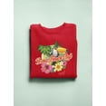 thumbnail image 3 of Tropical Toucan Paradise Vacation Graphic Women's Sweatshirt, 3 of 4