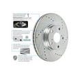 thumbnail image 3 of Power Stop Rear Pair of Drilled and Slotted Brake Rotors AR8598XPR Fits 2006 Lincoln Mark LT, 3 of 3