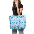 thumbnail image 5 of Disney Stitch Tote Bag All-Over Print Carry-on Travel Beach Hawaiian Pineapples, 5 of 7