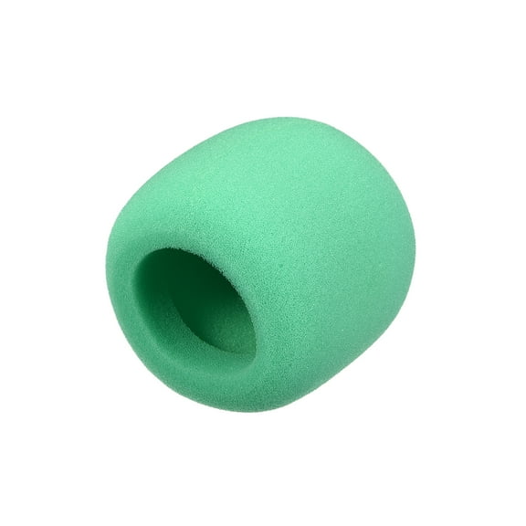 Uxcell Thicken Ball-Type Green Mic Cover Headset Windscreen Foam