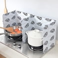 thumbnail image 5 of Stove Splatter Guard Oil Splatter Screen Aluminum Foil Splatter Guard For Gas Stove Burner, 5 of 7