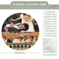 thumbnail image 2 of Orgullo y prejuicio-theme Fitted Round Tablecloths Elastic Edged Table Covers Waterproof Table Cloth for Kitchen Holiday Party Tables Decor 150cm, 2 of 6