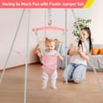 thumbnail image 3 of FUNLIO Baby Jumper with Stand - Pink, 3 of 7
