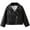 1Black142, variant on XAOFW Girls Outerwear Coats Jacket Windproof Warm Pu Leather Kids British Motorcycle Toddler Functional Long Sleeve Turndown Collar Solid Color Soft Cozy Casual Daily Wear Clothing