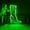 RGB (10 modes), variant on Women's Boot Led Light Box, Dimmable Neon-Like Light Signs USB Power for Wall Decor Bedroom Decoration, Color Flow Effect (WxH) 11"x20"