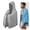 Grey, variant on Cooling Poncho Beach Towel, Quick Dry UV Protection Wearable Towel Wrap, Lightweight Cooling Towel for Outdoor Sports (Green)