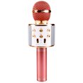 thumbnail image 3 of Micrófono Bluetooth para cantar, inalámbrico, de mano, con altavoz Smartpnone, para fiestas al aire libre KTV en casa, oro rosa Inevent DZ3204-02B, 3 of 6