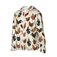thumbnail image 2 of Balery Roosters and Chickens Men's Women's UPF 50+ Sun Protection Lightweight Hoodie Performance Long Sleeve Shirt for Fishing Running-3X-Large, 2 of 9