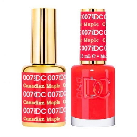 DND DC 007 Canadian Maple Gel & Matching Polish Set - DND DC Gel & Lacquer