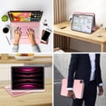 thumbnail image 2 of 360° Rotatable Backlit Keyboard Folio with Touchpad for 11-inch iPad Air 4th/5th Gen (M2/M3) & iPad Pro 11-inch (2018–2022, 1st–4th Gen),RoseGold, 2 of 6