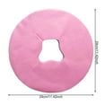 thumbnail image 6 of Grofry 100 Pcs Disposable Face Cradle Covers Massage Face Rest Covers Breathable Bed Hole Pad for Salons Headrest Spas Clinics Massage Tables Chairs, 6 of 8