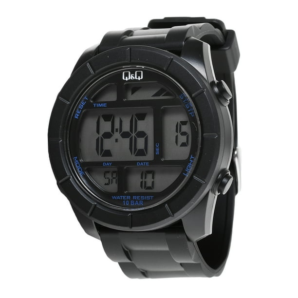 Reloj digital negro hombre deals